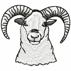 Sheep Embroidery Design 3